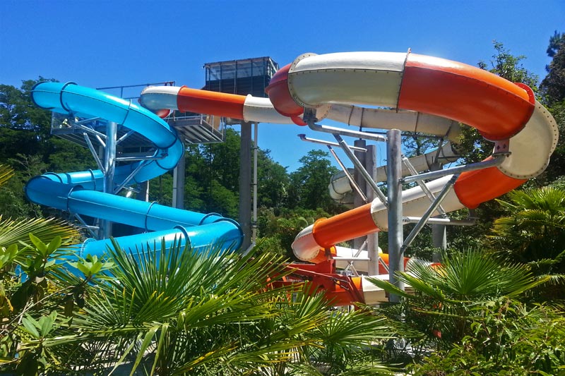 Twisting Waterslides, Taupo