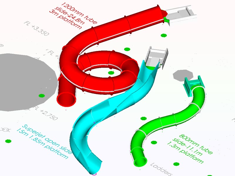 Waterslide CAD