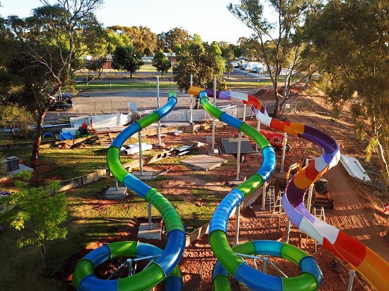 Lake Talbot Swimming Pool Waterslide, Narrandera