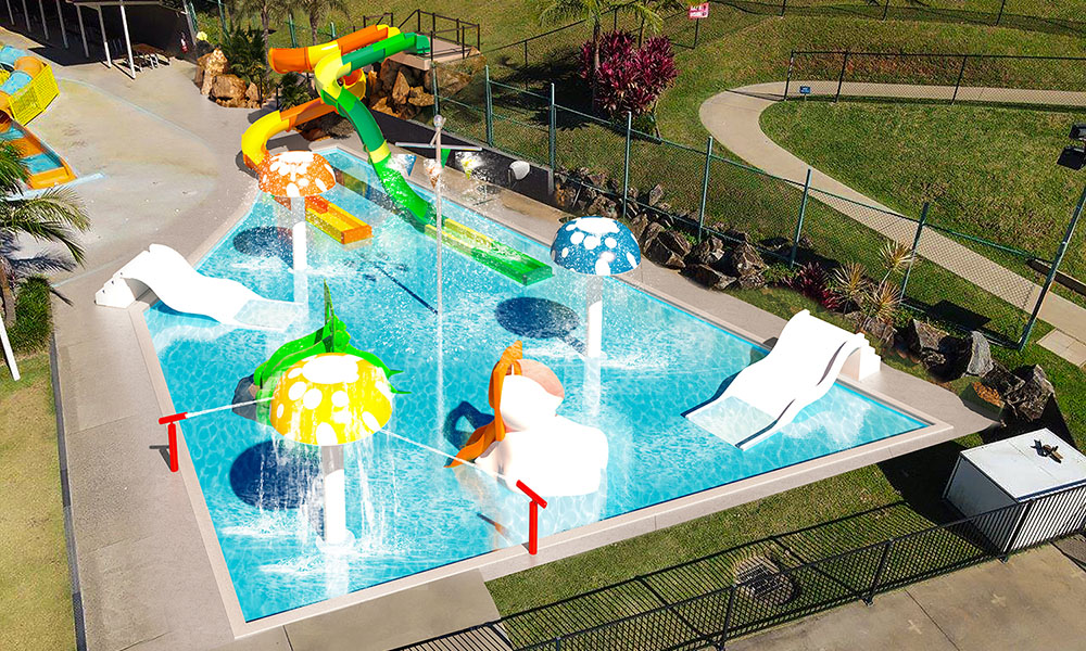 Kids Pool and Play Structure